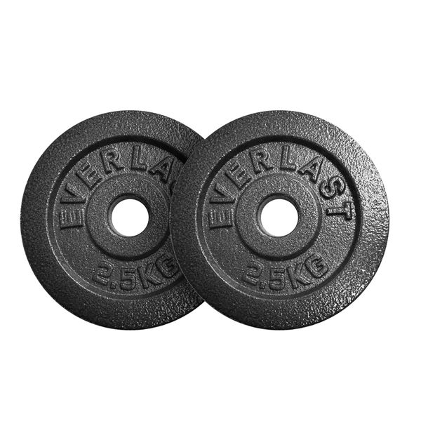 Everlast 2.5KG Cast Iron Weight Plate Set