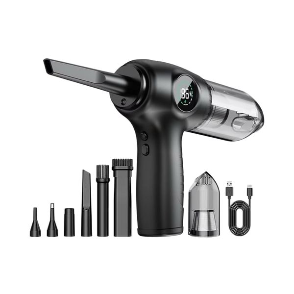 2in1 Air Blower&amp;Vacuum Cleaner Cordless Duster Blower With LED Display