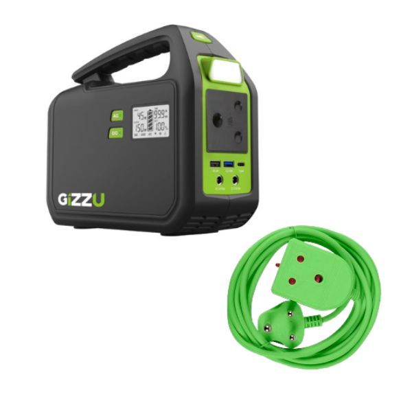 Gizzu - 155Wh - Portable Power Station + 3M Heav image