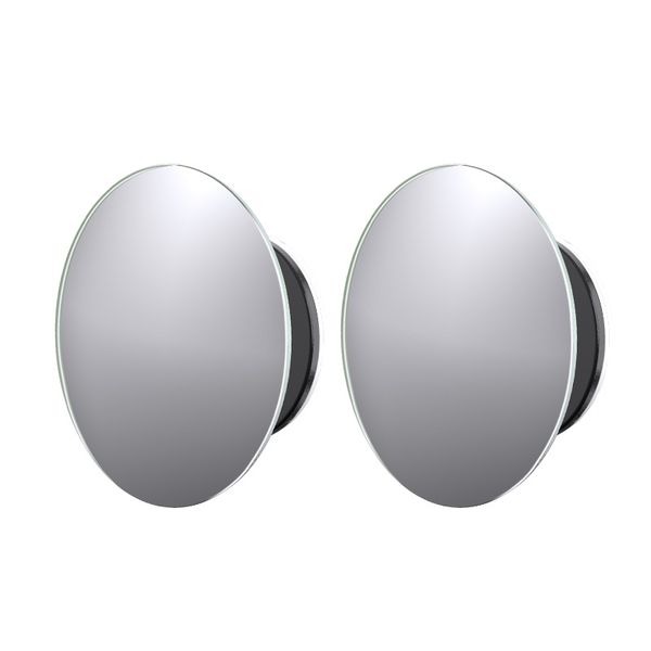 5CM 360 Round Convex Blind Spot Mirrors, 2-Pack for Total Road Safety
