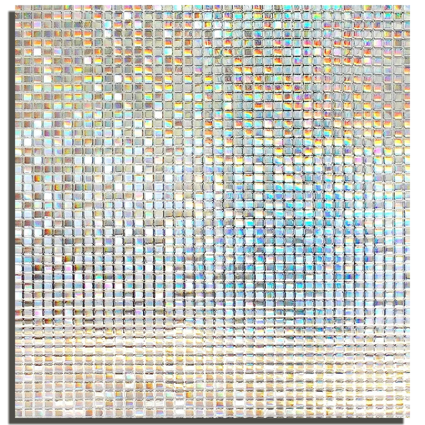 Window Privacy Film 3D Crystal Window Stained Glass Window Film Rainbow