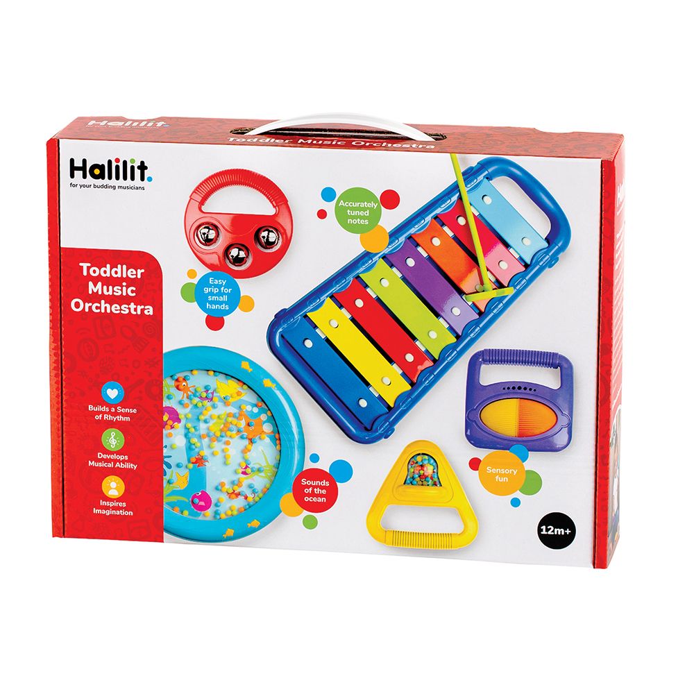 Halilit Toddler Music Orchestra Set: 5 Instruments