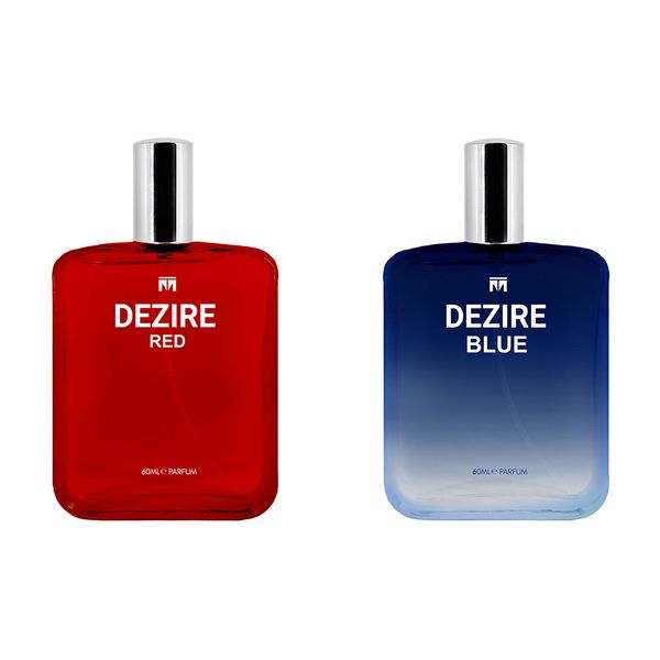 Dezire red and Dezire Blue Combo 60 ml x 2