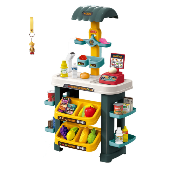 Multifunctional Pretend Play Kids Grocery Store