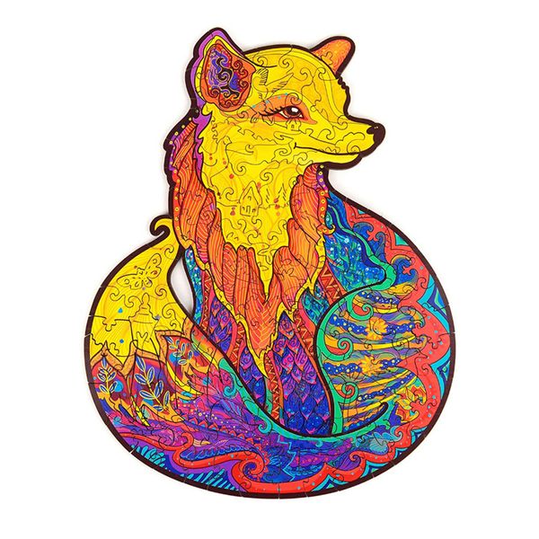 Puzzle Wooden Bright Fox