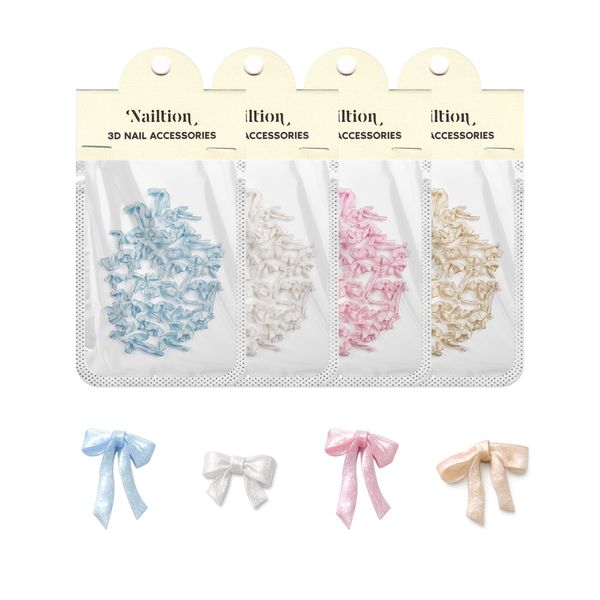 Nailtion 3D Nail Accessories - Assorted Jelly Bows