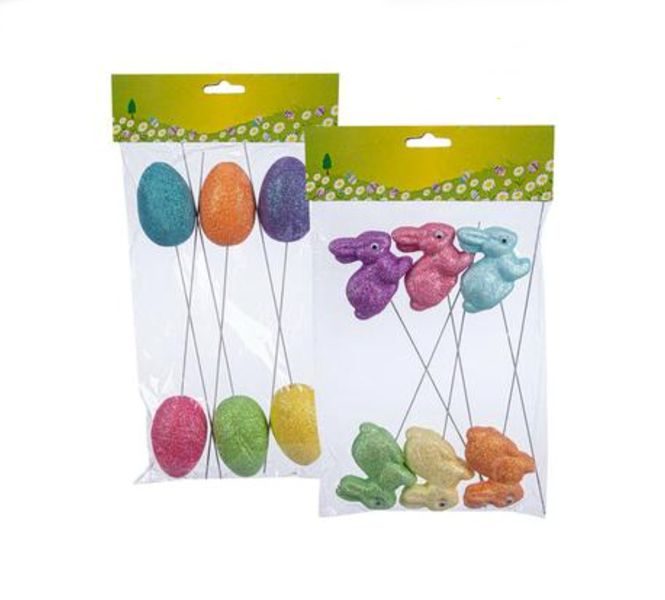 Easter Garden Decor 6 Piece x 2pk