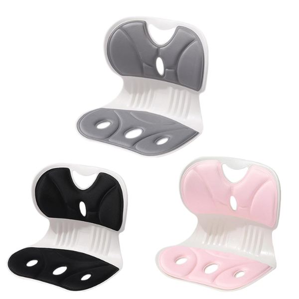3 PC Posture Chair, Lumbar Support Ergonomic Back and Lumbar Support