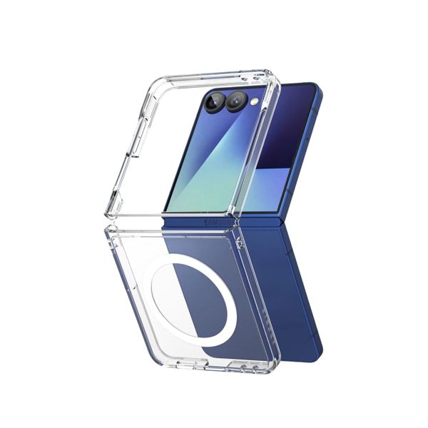 MagSafe Case Compatible With Samsung Z Flip 7 - Clear Cover ZF7-MG01