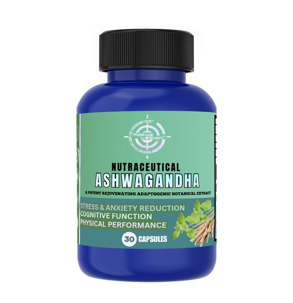 Rogue Legion Nutraceutical Ashwagandha - 30 Capsules - 500mg Super Strentgh