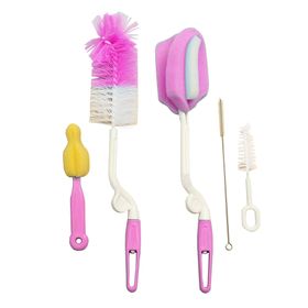 5-in-1 Baby Nursing Bottle Brush Cleaning Kit - Pink | Shop Today. Get ...