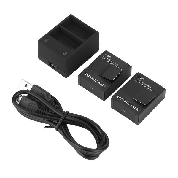 Battery Combo Kit, Dual Charger with 2 spare batteries for GoPro Hero 3+/3