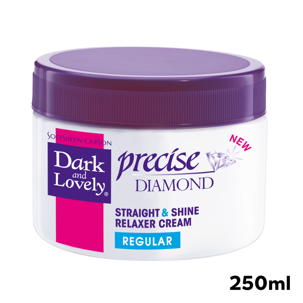 Dark and Lovely Precise Diamond Straight And Shine Relaxer Regular - 250ml