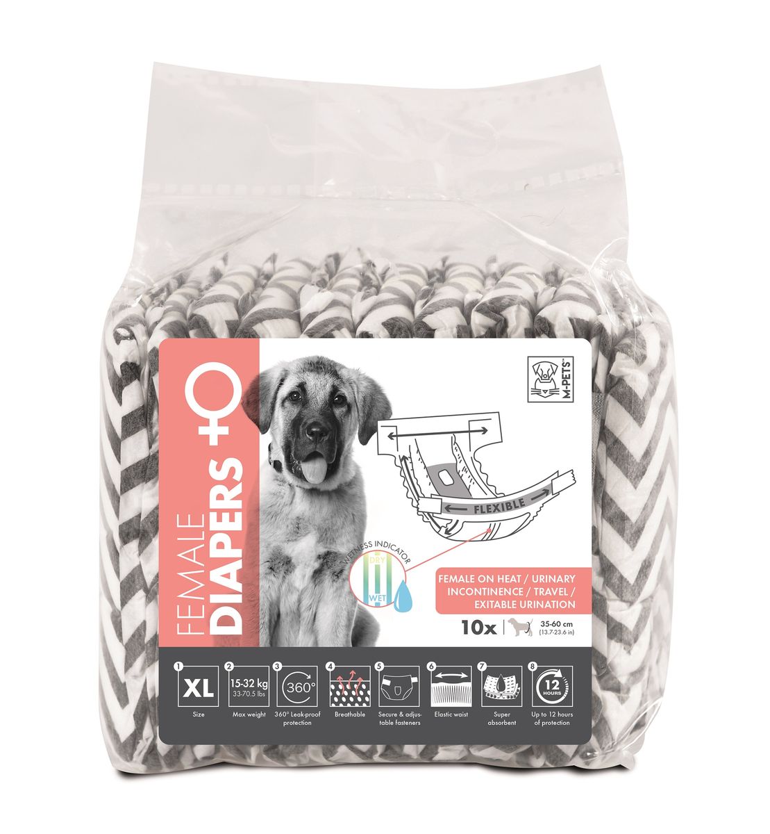 M Pets Female Dog Diapers Extra Large Shop Today. Get it Tomorrow takealot