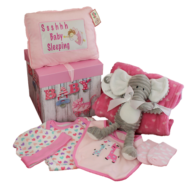 Pink New Born Gift Set