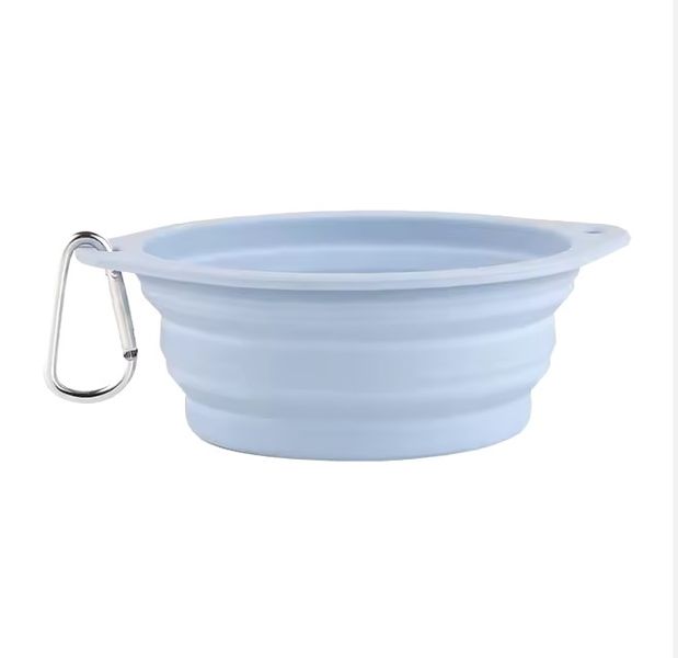 Foldable Pet Travel Bowl with Buckle