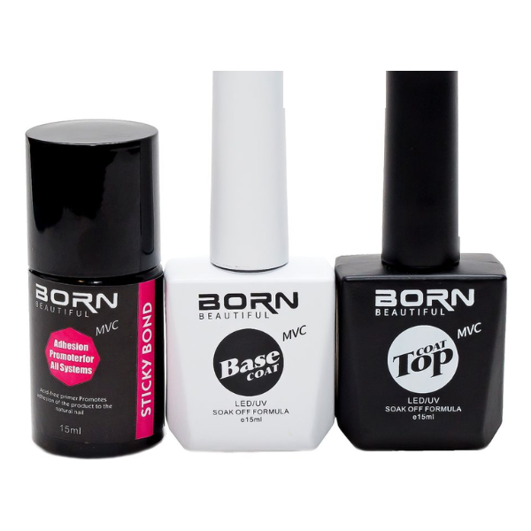 Sticky Bond, Top Coat &amp; Base Coat - BB Set of 3