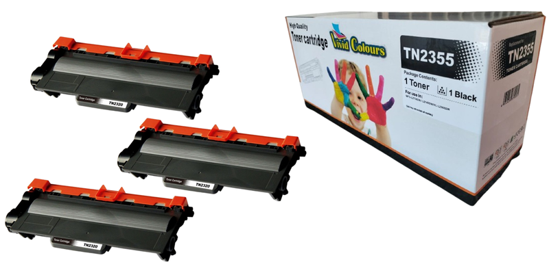 Vivid Colours Compatible with Brother TN-2355 | TN2355 Toner Cartridge X3