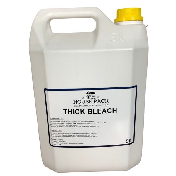 House Pack Thick Bleach - 5 Litre
