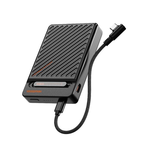 Moxom MX-PB179WL 10,000 mAh Magnetic Wireless Power Bank-15W PD, Display