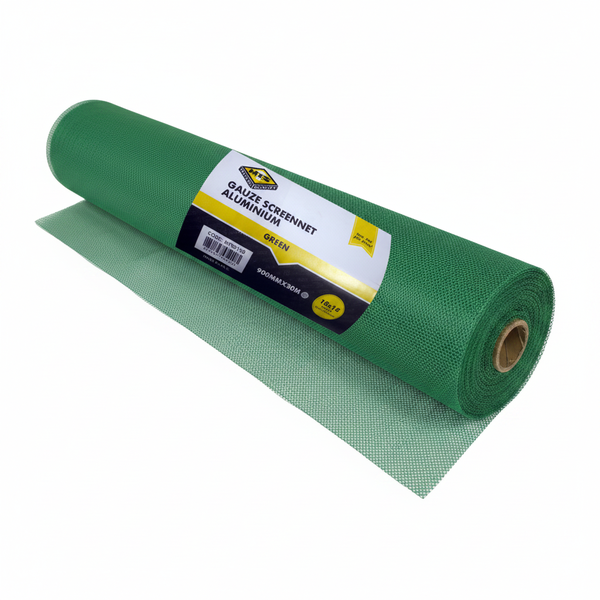 Green 900mm x 30m Gauze Screennet for Shade and Protection