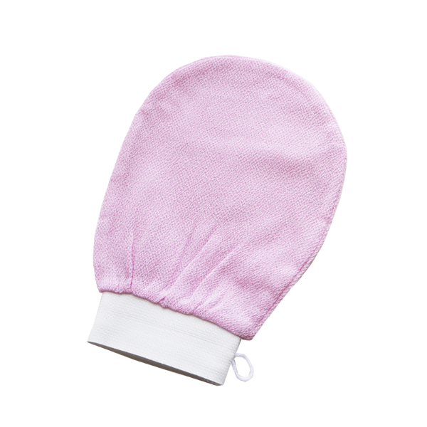 Moroccan Kessa Exfoliating Body Glove - Pink