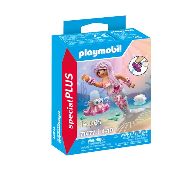 Playmobil Princess Magic - Mermaid with Octopus Playset - 14 Piece