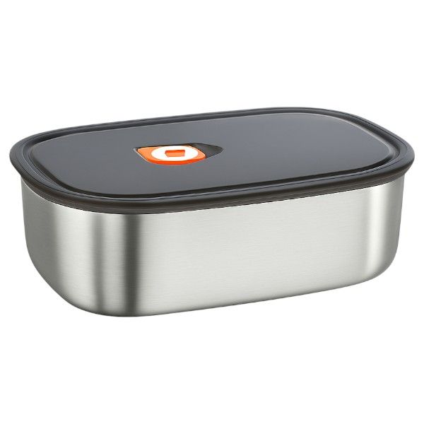 2 Pack - Stainless Steel Lunch Box With Leak-Proof Design - Silver