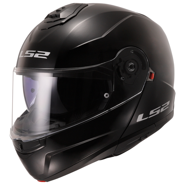 LS2 FF9O8 Strobe II Gloss Black Modular Helmet