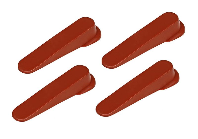 Door Stoppers Pack Of 4 - Brown