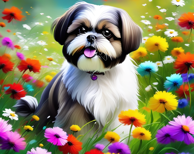 RootedArt Canvas Wall Art Home Decor - tzu flower