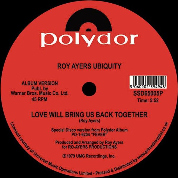 Roy Ayers Ubiquity - Running Away / Love Will Bring Us Back Together EP