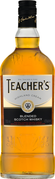 Teacher's - Highland Cream Blended Scotch Whisky - 750ml