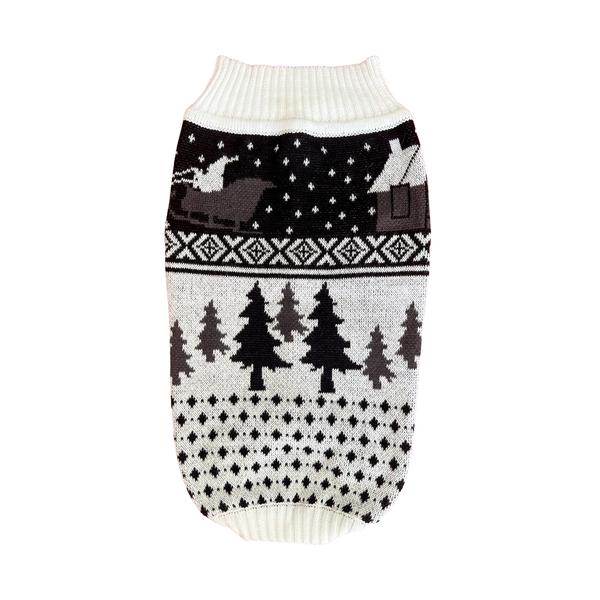100% Cotton Let It Snow Christmas Jumper for Dogs