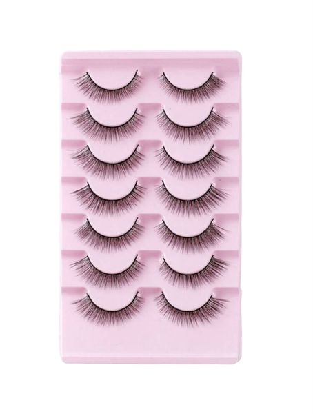 7 Pairs Natural Look False Eyelashes