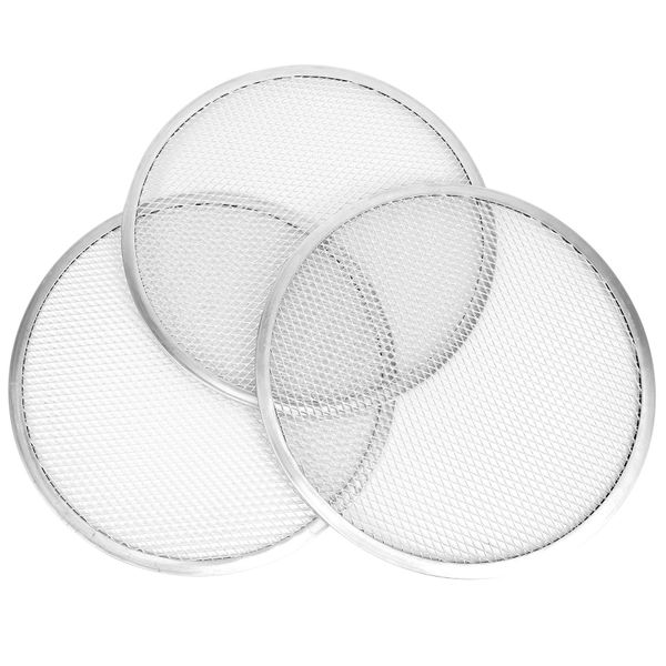 12 Inch Aluminum Pizza Screen Pizza Pan with Holes Pizza Pan