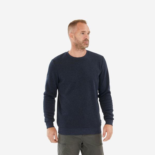 Quechua Men's Crew-Neck Hiking Jumper - Nh150 - Blue