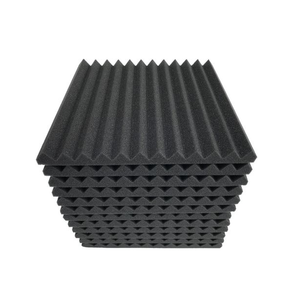 Sound Proof Foam Panel 20x Of 300x300x25mm Triangular Sound-absorbing Panel