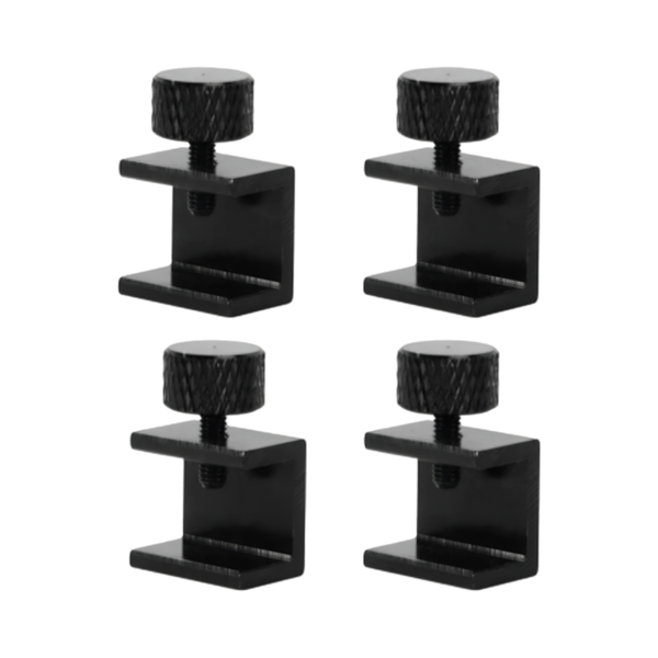 4pcs Adjustable 3D Printer Glass Bed Clips - Heat-Resistant Metal