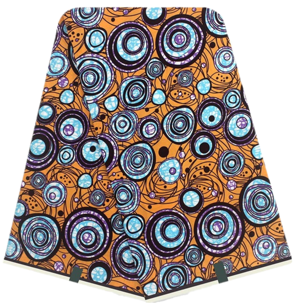 Vlisco Hollandaise Wax - Wormhole Ankara Fabric