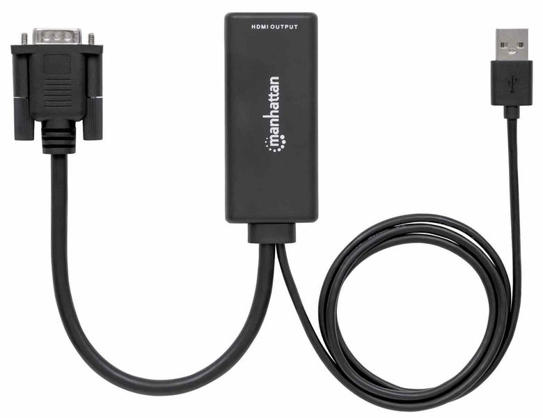 Manhattan VGA D-sub and USB to HDMI Converter