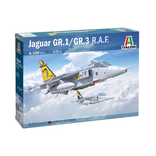 Italeri 1/72 Jaguar GR.1 / GR.3 R.A.F. Plane Plastic Model Kit