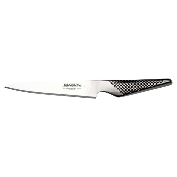 Global - Serrated Utility Knife - 15cm