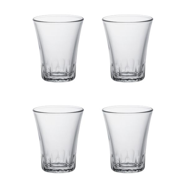Duralex Amalfi Tempered Glass Tumbler 70ml - Set of 4
