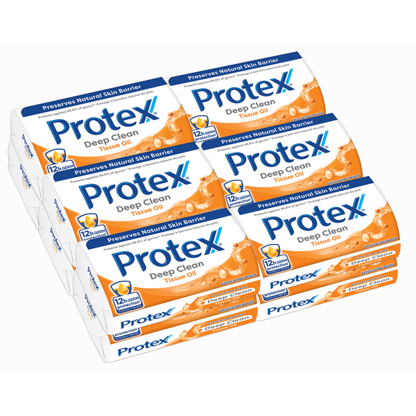 Protex Deep Clean Tissue Oil Antigerm Bar Soap , 12 X 175g