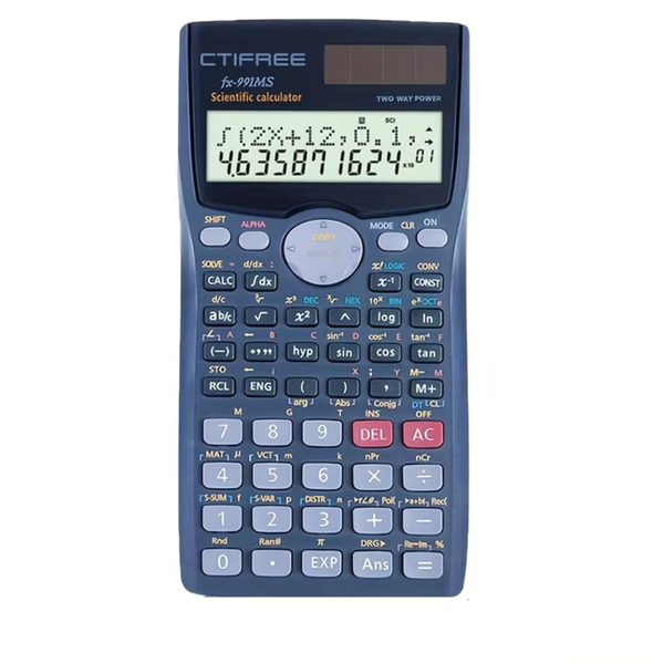 Multifunctional science calculator 401function designed for student exams