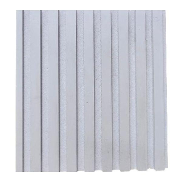 16mm White Cladding Board PVC - Cleanout Straight Design