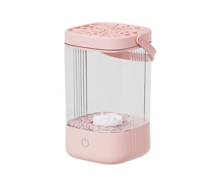 Electric Makeup Brush Cleaner, Quick-Drying, USB-Powered, 7000 RPM, Pink