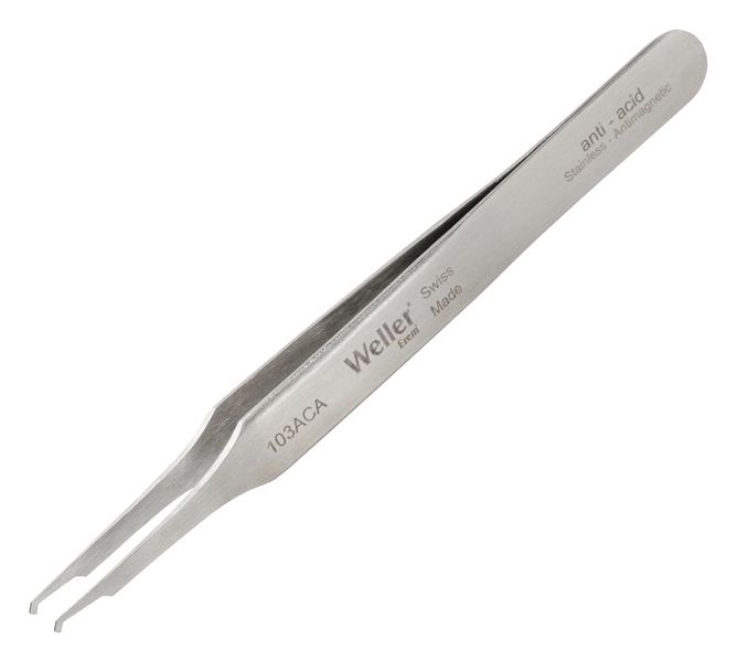 Weller Erem (103ACA) Tweezer, SMD, 115 mm, Stainless Steel