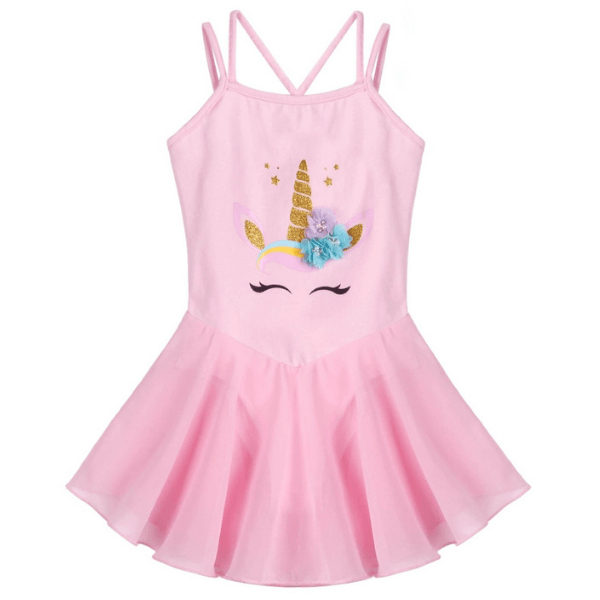 Pink Chiffon Unicorn Tutu Dress